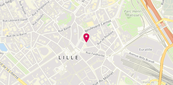 Plan de Crit Interim, 6-8 Rue Léon Trulin, 59800 Lille