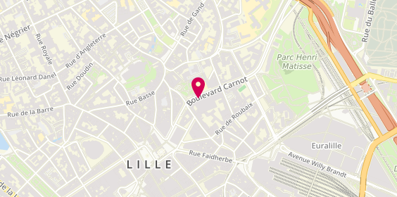 Plan de Crit Interim, 26 Boulevard Carnot, 59800 Lille