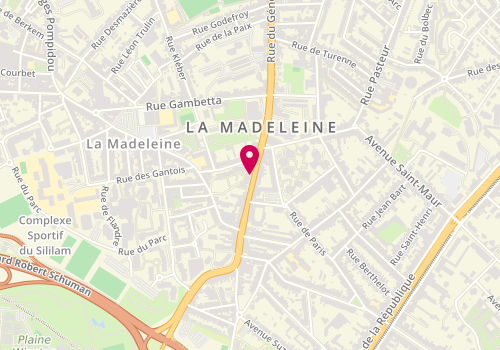Plan de Proman, 123 Rue du Général de Gaulle, 59110 La Madeleine