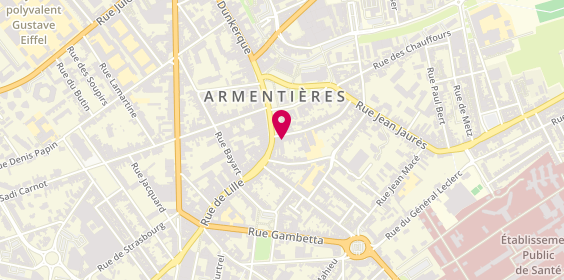 Plan de Start People, 25 place du Général de Gaulle, 59280 Armentières