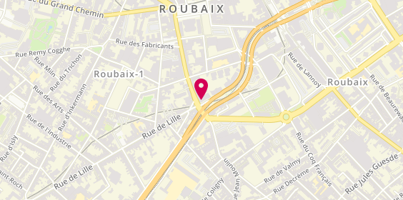 Plan de Temporis Roubaix, 3 Boulevard du Général Leclerc, 59100 Roubaix