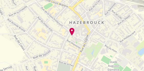 Plan de Crit Hazebrouck, 6 Rue des Augustins, 59190 Hazebrouck