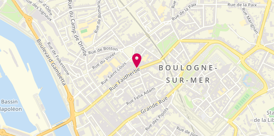 Plan de Start People, 135 Rue Faidherbe, 62200 Boulogne-sur-Mer