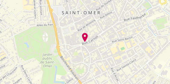 Plan de Randstad, 8 10 12 Rue Carnot, 62500 Saint-Omer